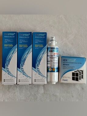 ICEPURE Refrigerator Filter Set RWF1200A + AF004 (LG & Kenmore Compatible)